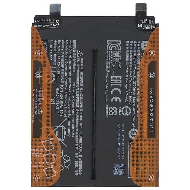 Xiaomi Battery  Service Pack MI 11T Pro 5G 2107113SG BM58 460200008M1G 460200007R1G 