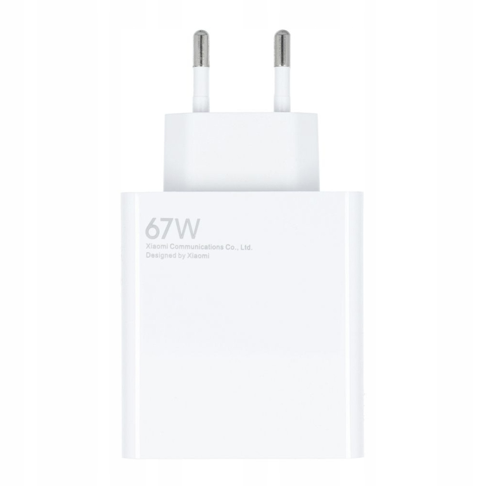 Xiaomi Caricabatterie USB 67W + Cavo Type-C White BHR9465EU