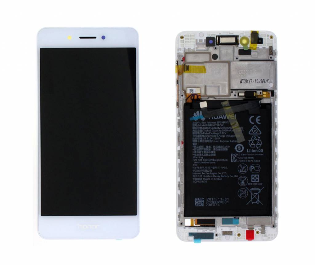 Huawei Display Lcd Honor 6C white with battery 02351FUU