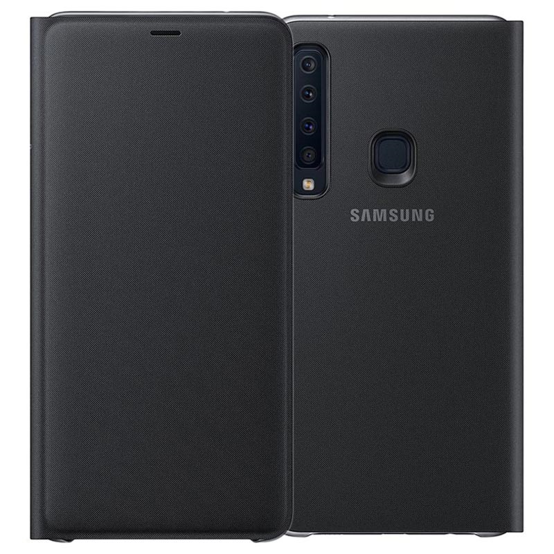 Custodia Samsung A9 2018 wallet cover black EF-WA920PBEGWW 