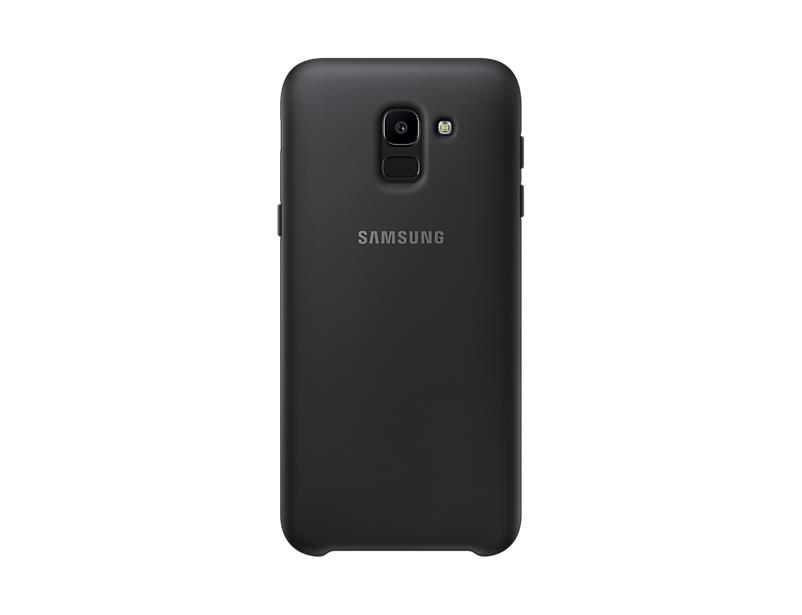 Custodia Samsung J6 2018 Dual Layer Cover Black EF-PJ600CBEGWW