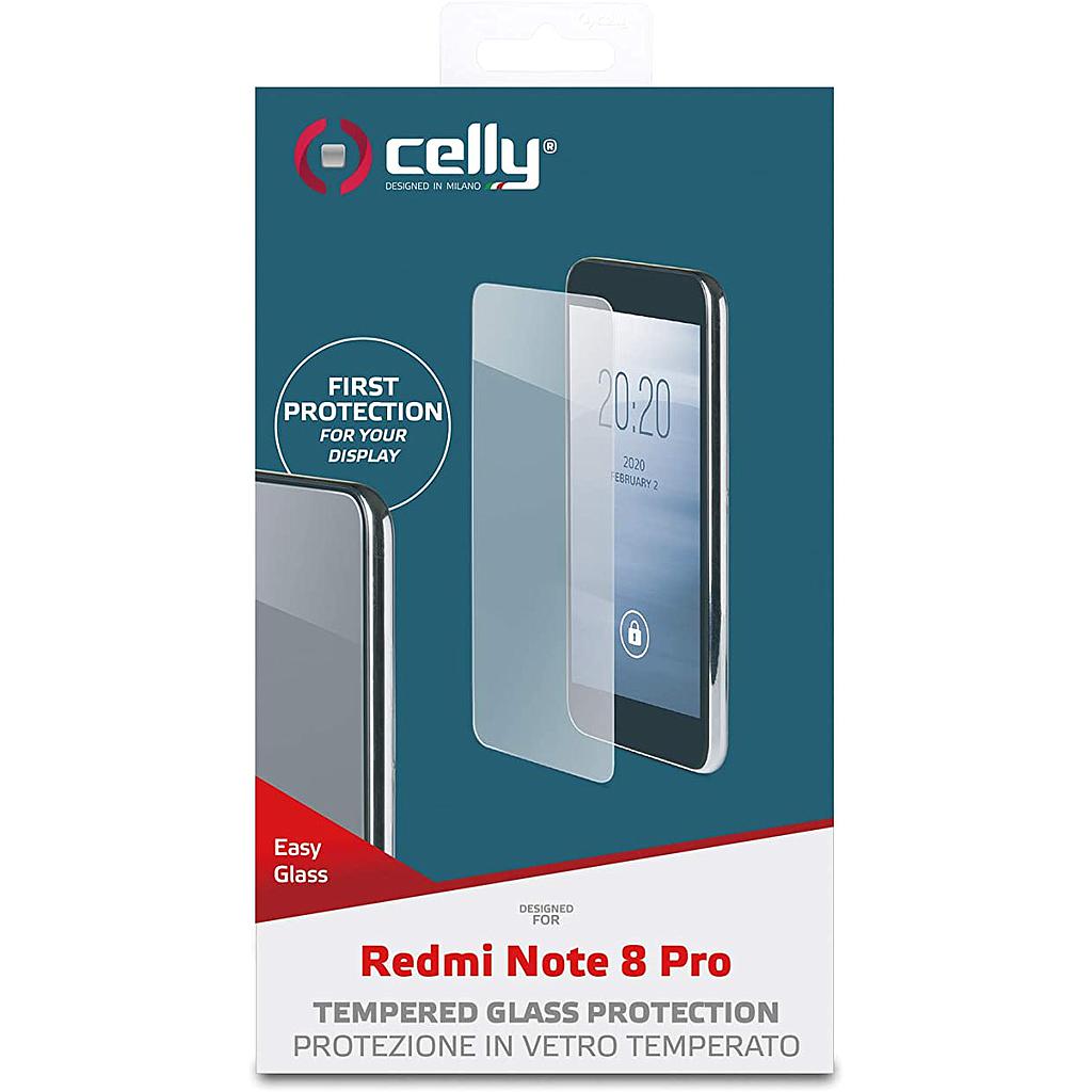 Pellicola vetro Celly Xiaomi Redmi Note 8 Pro easy glass EASY889