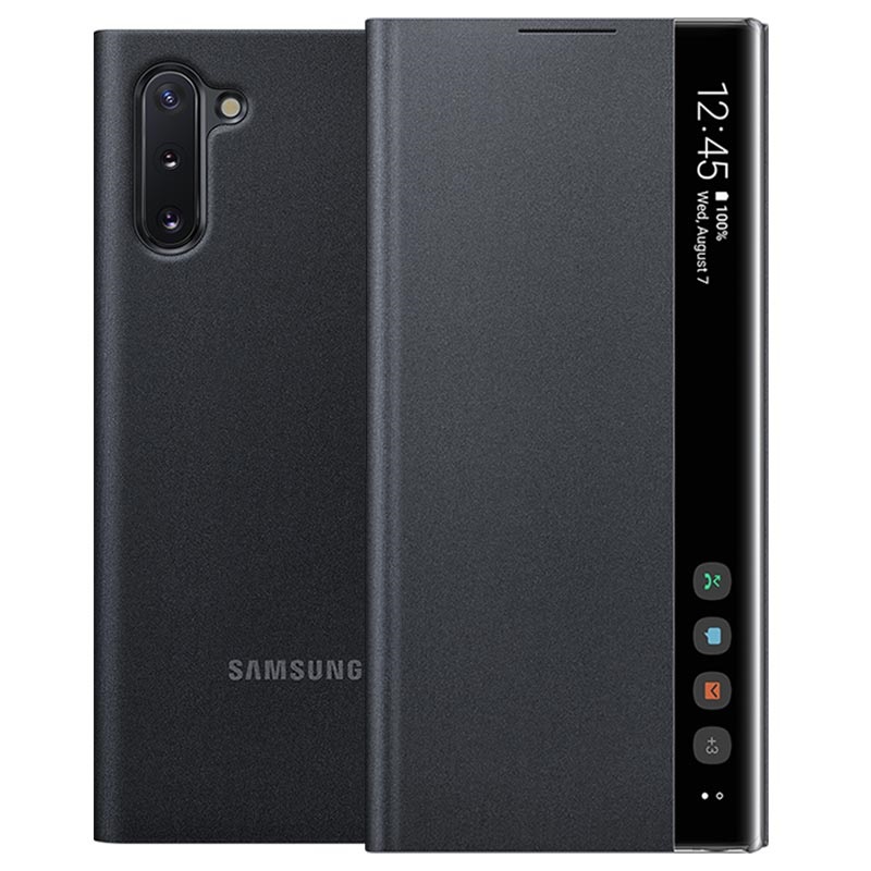 Case Samsung Note 10 clear view cover black EF-ZN970CBEGWW