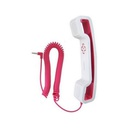 Cornetta Auricolari jack 3.5 Swissvoice CH05 white pink