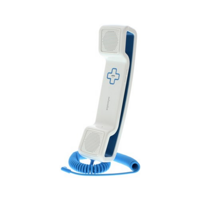 Cornetta Auricolari jack 3.5 Swissvoice CH05 white blue