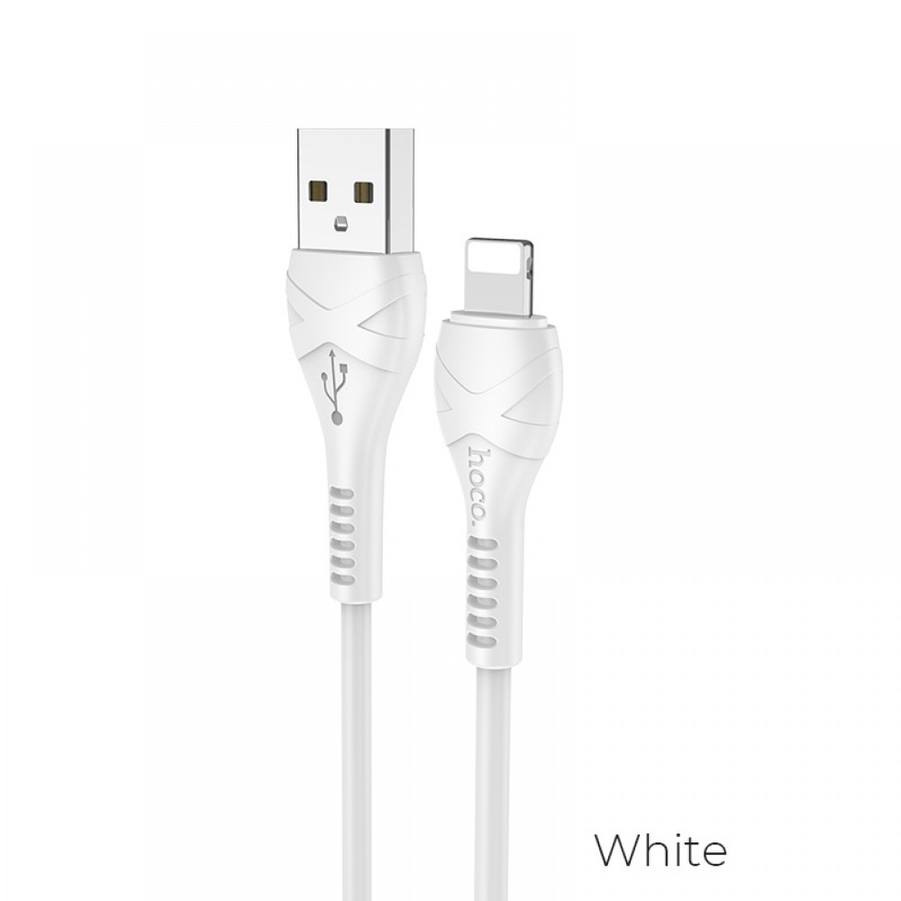 Hoco data cable Lightning 1mt white X37