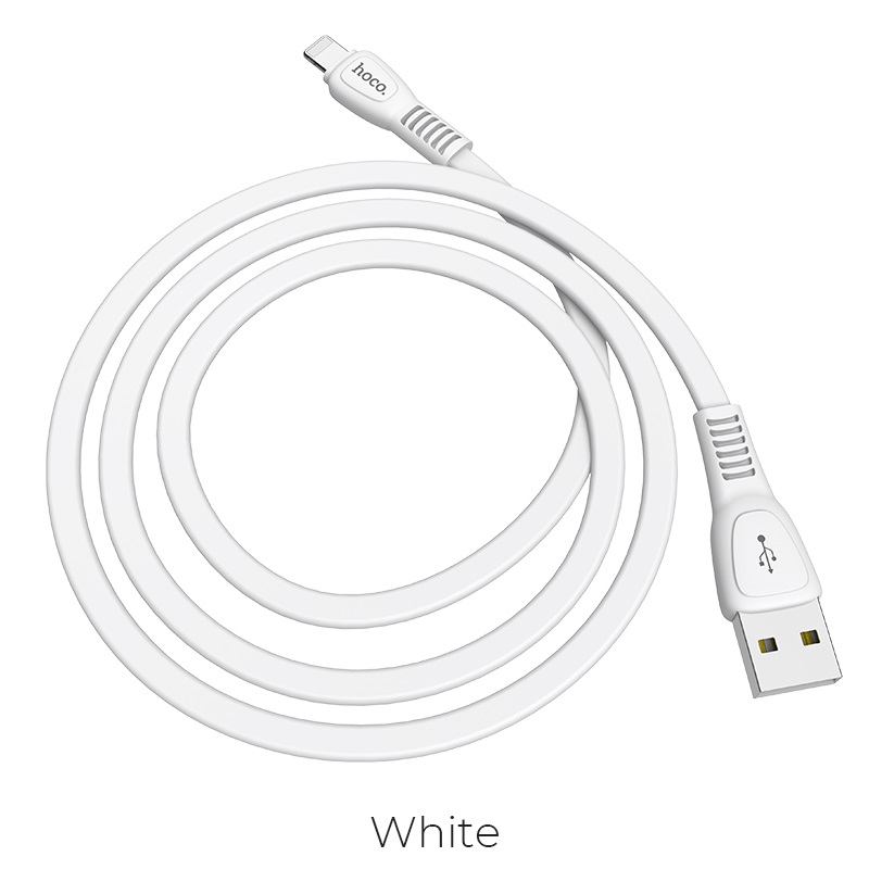 Hoco data cable Lightning 2.4A 1mt noah white X40
