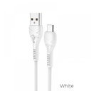 Hoco data cable micro USB PVC 1mt white