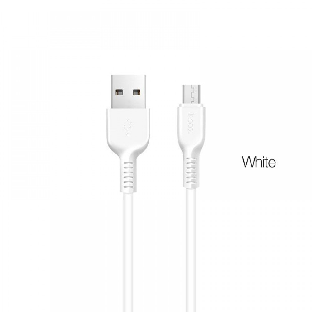 Hoco data cable micro USB X20 2.0A 3mt white