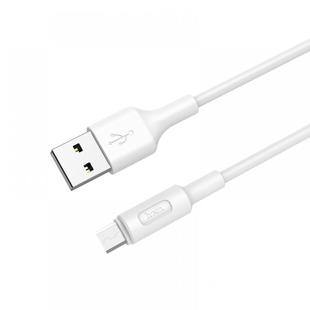 Hoco data cable Lightning 2A 1mt white X25