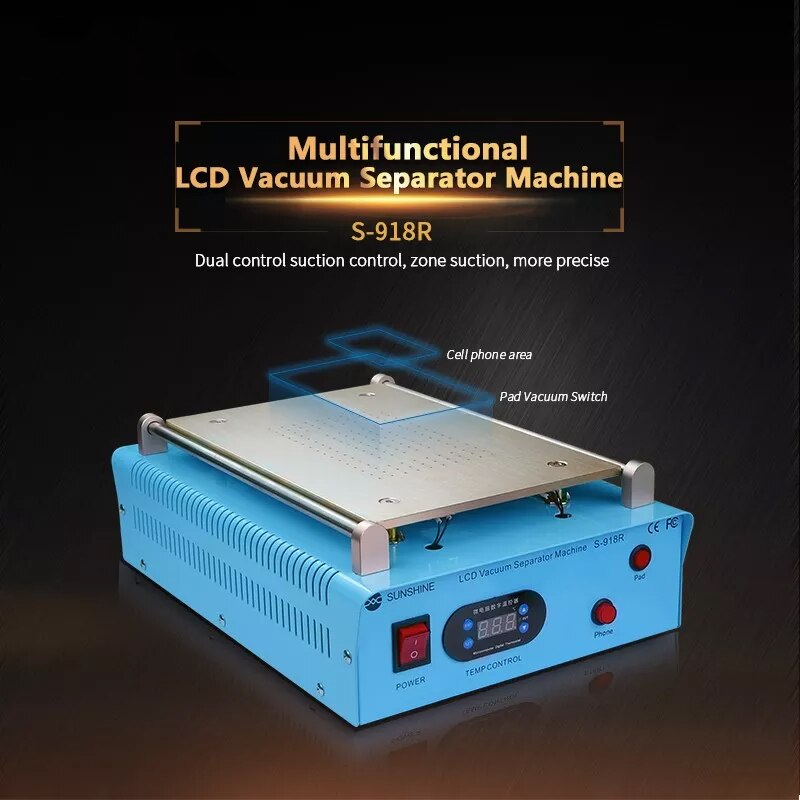 Sunshine Vacuum separator big size lcd machine S-918R 