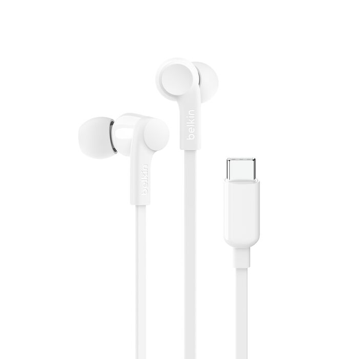 Belkin Earphones Type-C RockStar SoundForm White G3H0002BTWHT