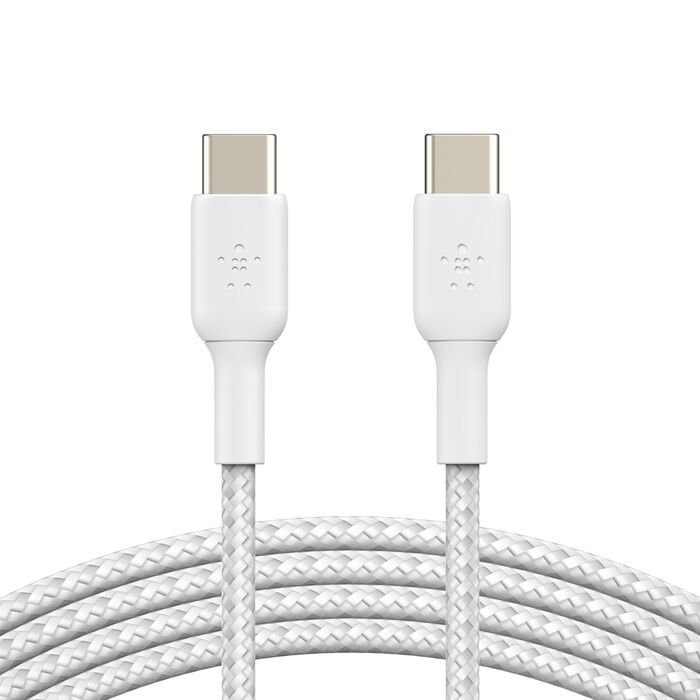 Belkin Data Cable Type-C To Type-C 1m In Nylon White CAB004BT1MWH