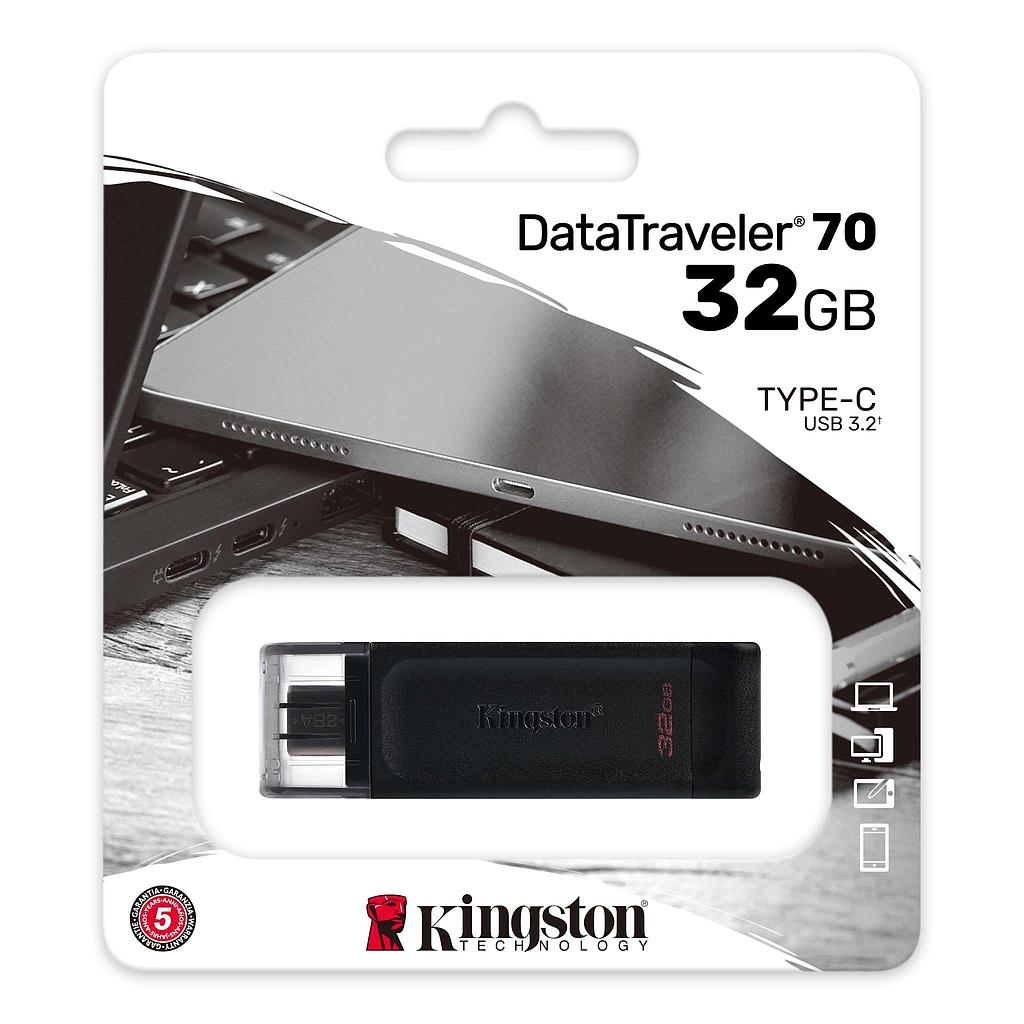 Kingston PenDrive 32GB Type-C 3.2 DT70/32GB