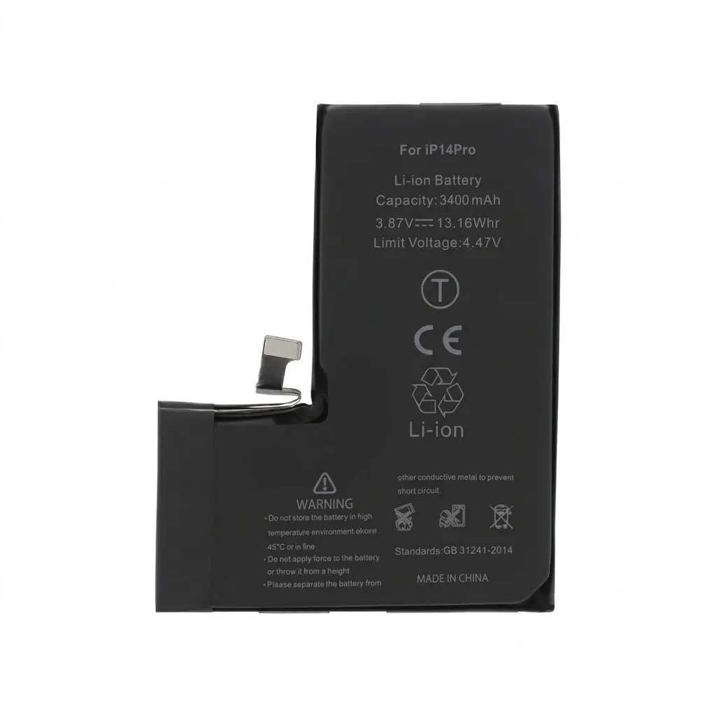 Apple Batteria iPhone 14 Pro Alta Capacità Chip Ti Compatibile