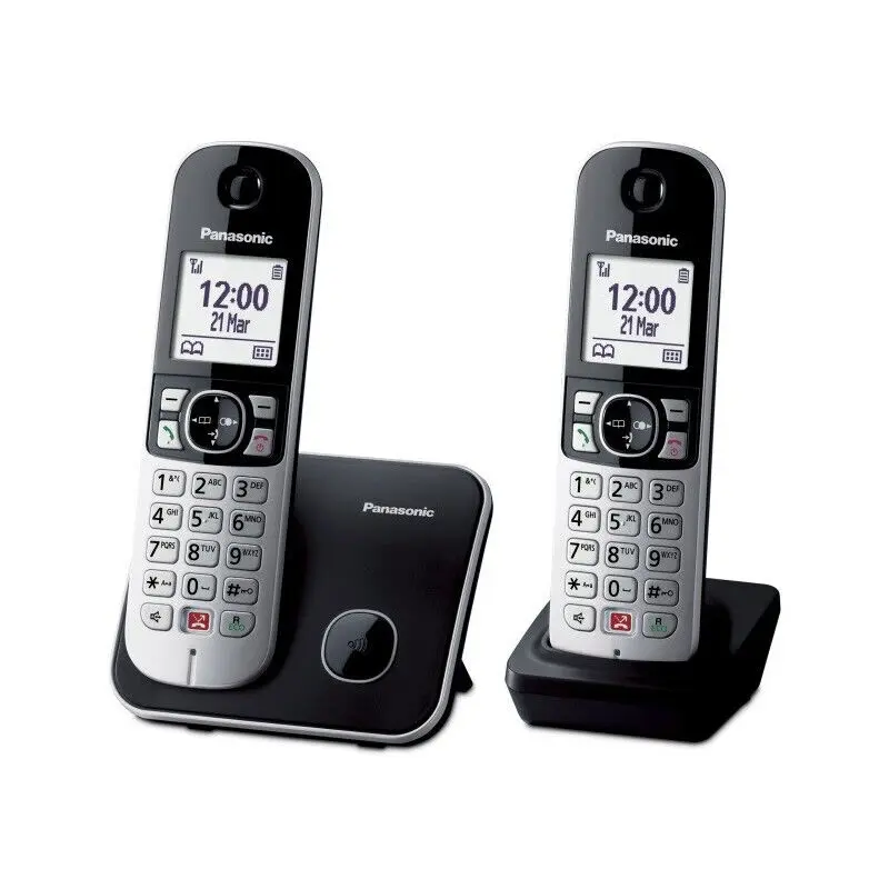 Panasonic Cordless DECT-GAP Duo Black KX-TG6852JTB