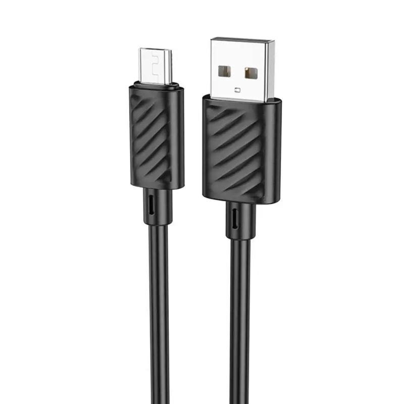 Hoco Data Cable Micro-USB (1m) 2.4A Fast Charge Black X88