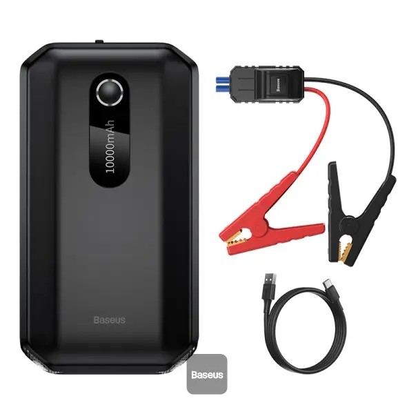 Baseus Jump Starter Power Bank 10000mAh 12V (1000A) Black CGNL020101