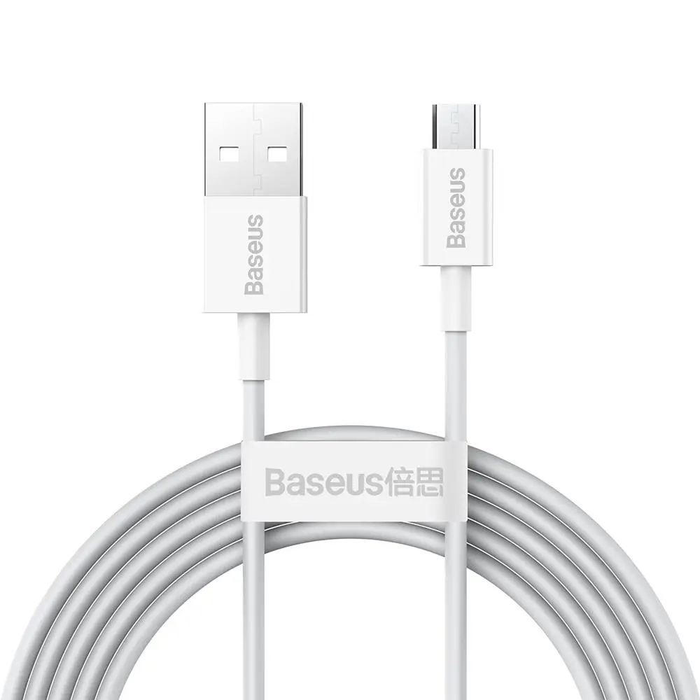 Baseus Cavo Dati Micro-USB (2m) 2.0A Superior Series White CAMYS-A02