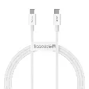 Baseus Dati Cable Type-C to Type-C (1m) 100W Superior PD White CATYS-B02