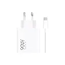 Xiaomi Caricabatterie USB 90W con Cavo Type-C HyperCharge White BHR07ZBEU
