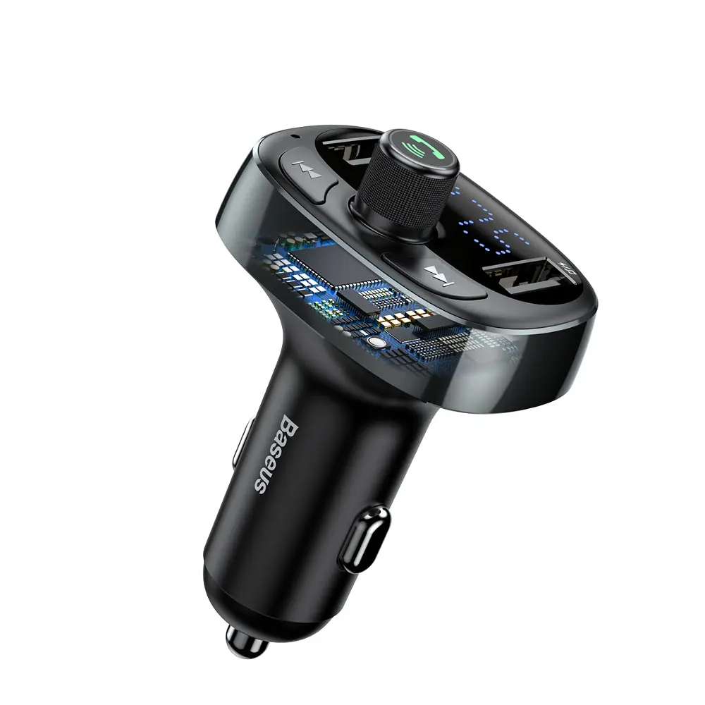 Baseus Transmitter Bluetooth FM For Auto Shaped S-09 Black CCMT000301