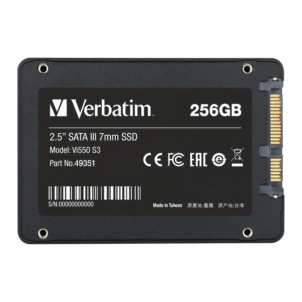Verbatim SSD VI550 S3 256GB 2.5" SATA 3 49351