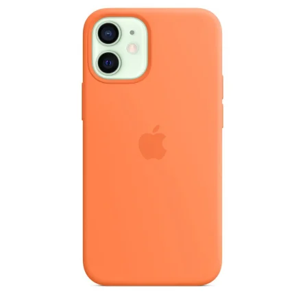 Apple Case iPhone 12 Mini MagSafe In Silicone Kumquat MHKN3ZM/A