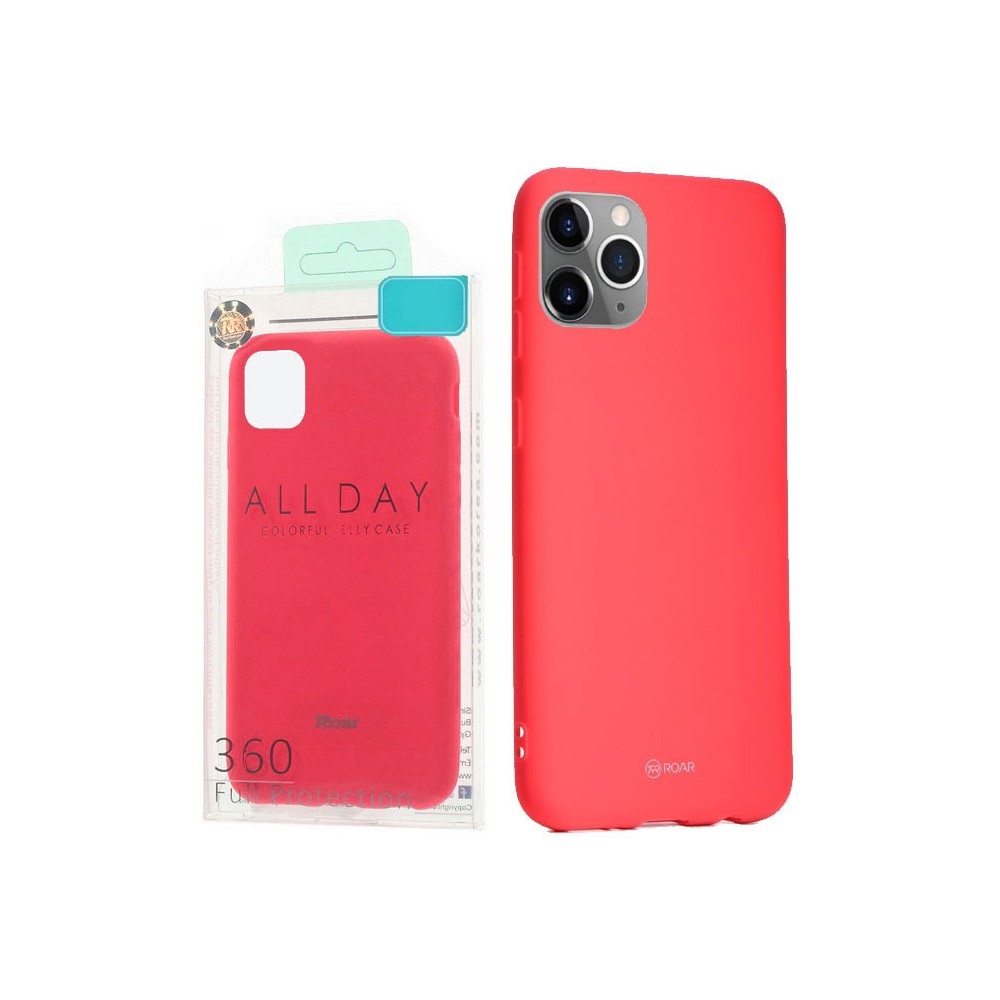 Custodia Roar iPhone 12 iPhone 12 Pro jelly Custodia hot pink