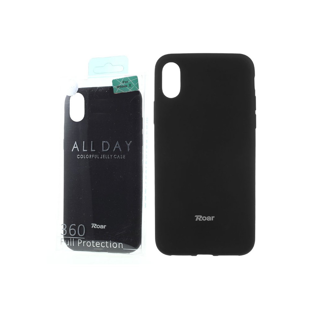 Case Roar iPhone X iPhone Xs jelly case black