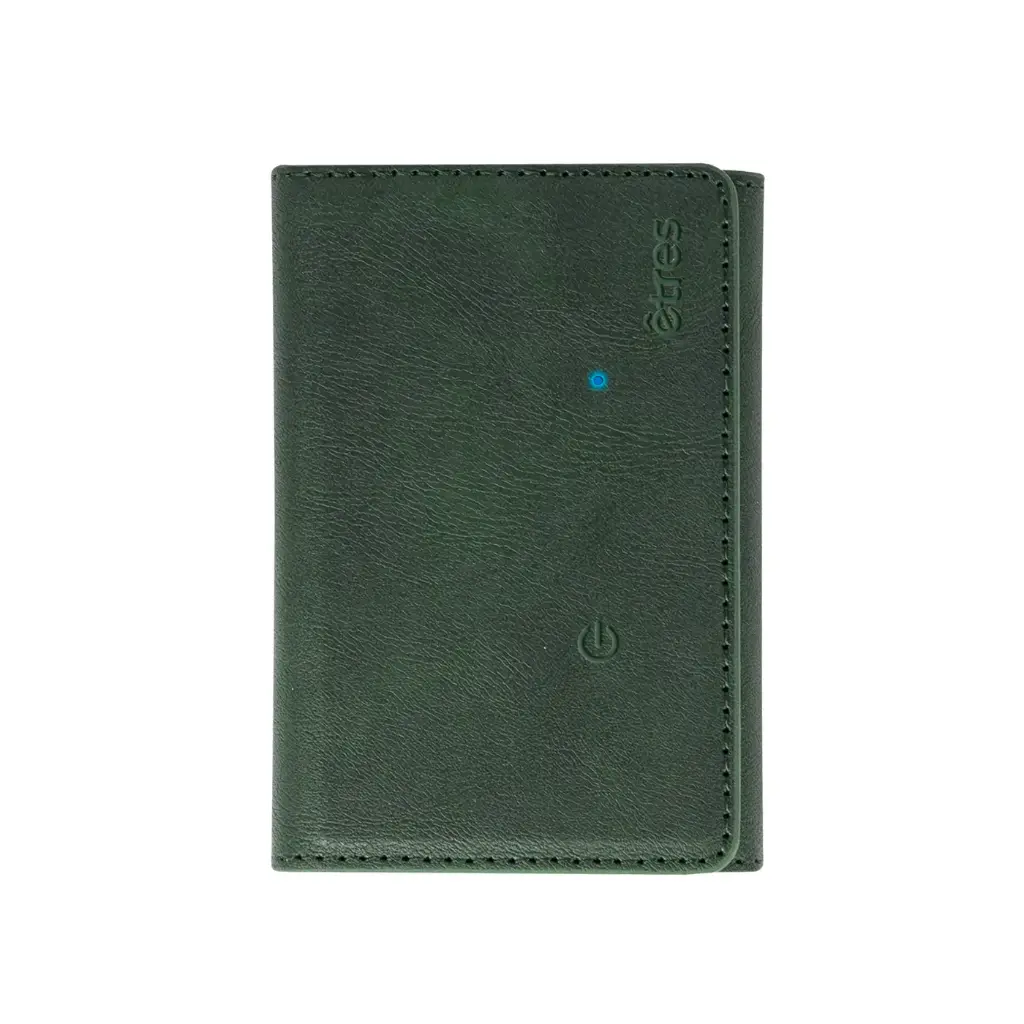 Etres Smart Wallet Basic con Localizzatore GPS Find My Phone Green ET-TK003