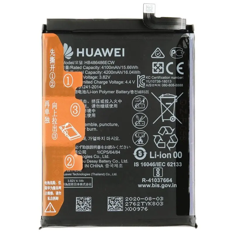 Huawei Batteria Service Pack P30 Pro HB486486ECW Pulled