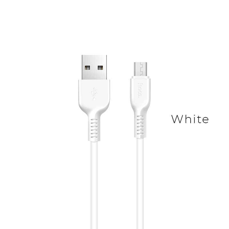 Hoco data cable micro USB X13 2A 1mt white X13