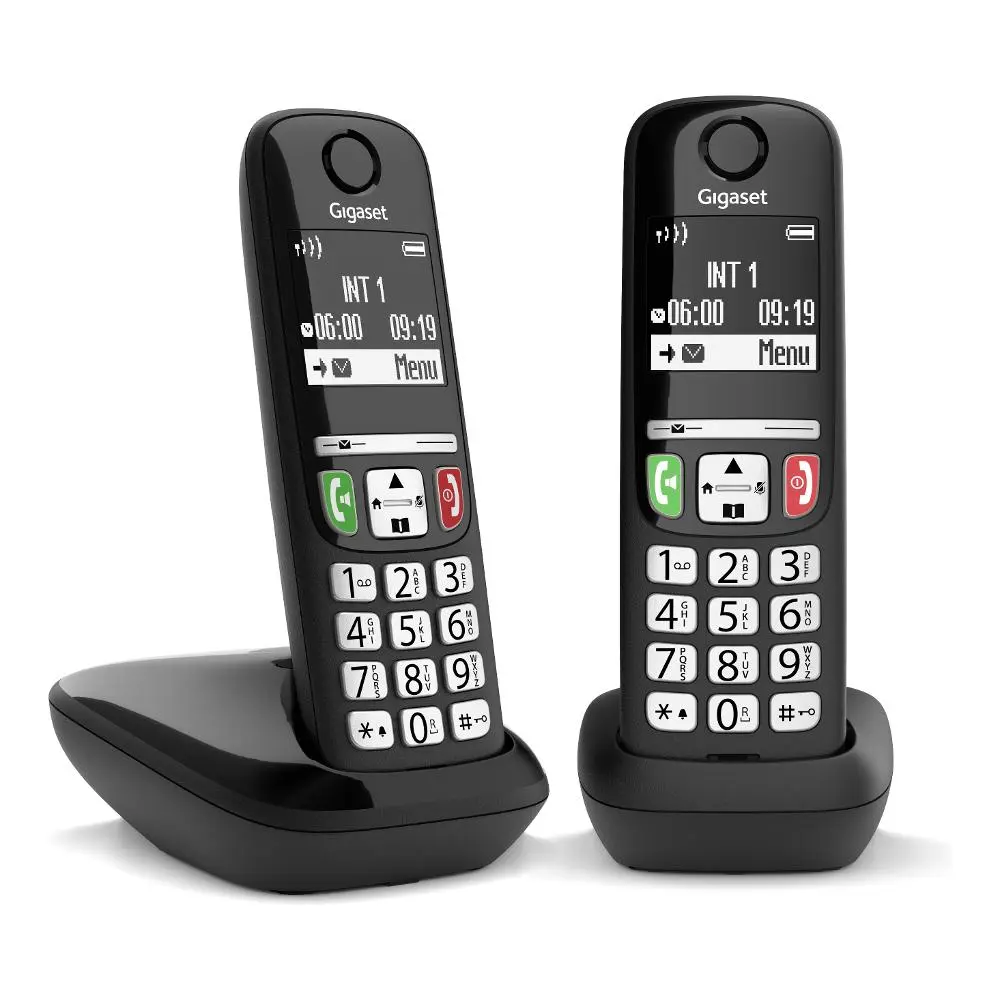 Gigaset Cordless DECT E270 Duo Black L36852-H2816-K131