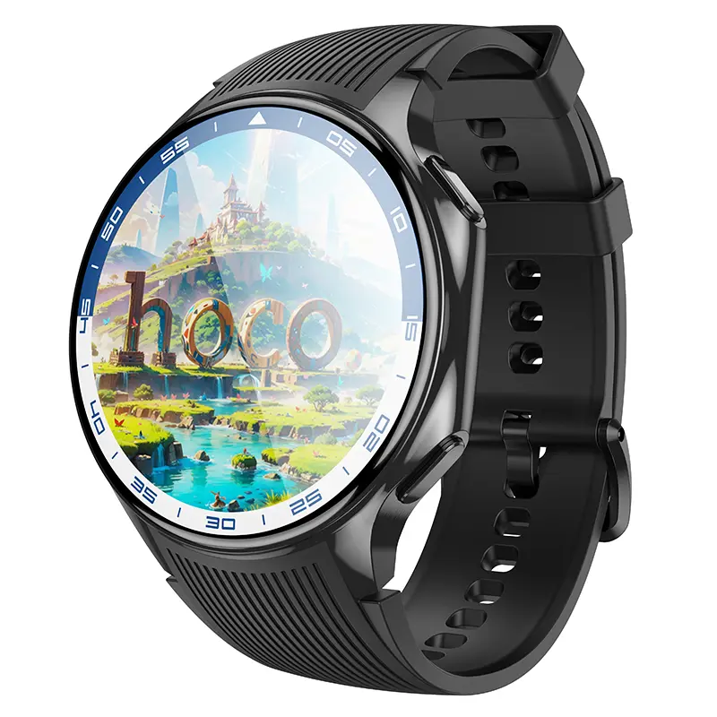 Hoco Smartwatch With Call Amoled Black Y24