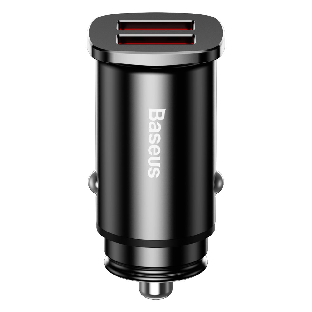 Baseus Caricabatterie per Auto 30W 2 porte (USB) black CCALL-DS01
