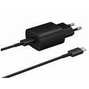 Samsung Caricabatterie USB-C 25W + cable Type-C black EP-TA800XBEGWW