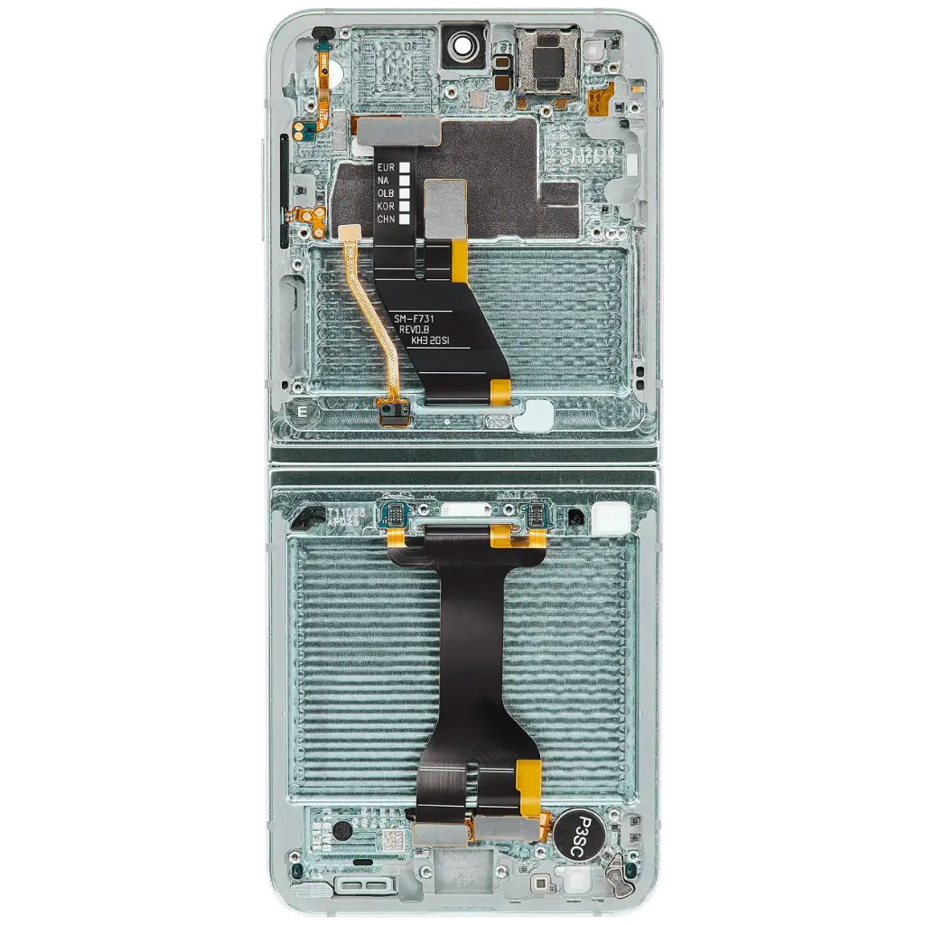 Samsung Display LCD Z Flip 5 5G SM-F731B Inner Mint GH82-31827D GH82-31828D (Assembled)