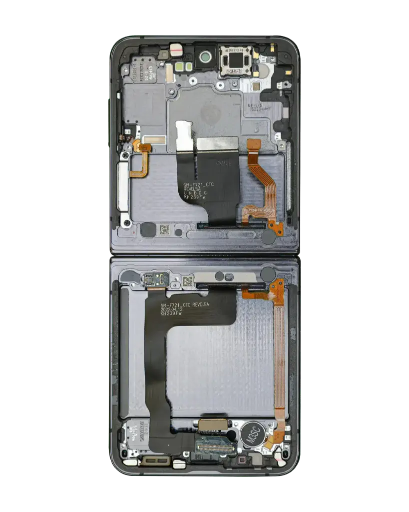Samsung Display LCD Z Flip 4 5G SM-F721B Inner Graphite GH82-29440A GH82-29441A GH82-30238A GH82-30239A