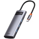 Baseus Hub USB-C 5 in 1 ( 3 USB 3.0 + 1 HDMI +1PD ) grey CAHUB-CX0G