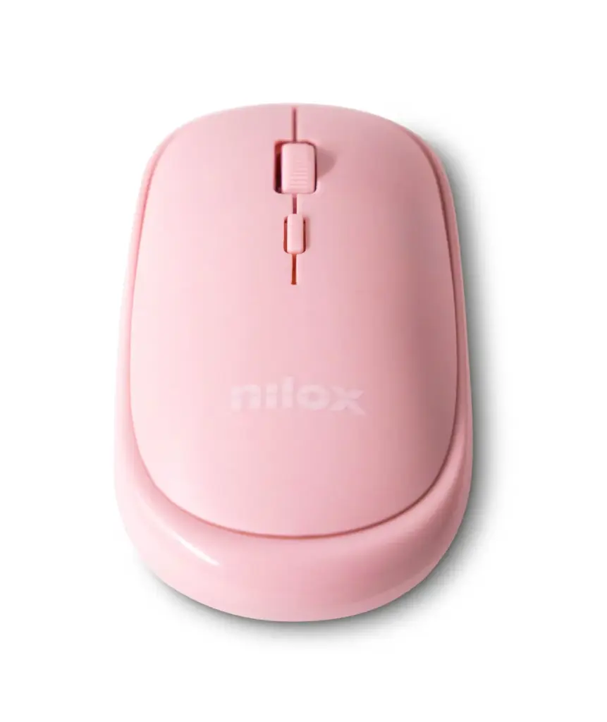 Nilox Mouse Wireless With DPI Selector Pink NXMOWICLRPK01