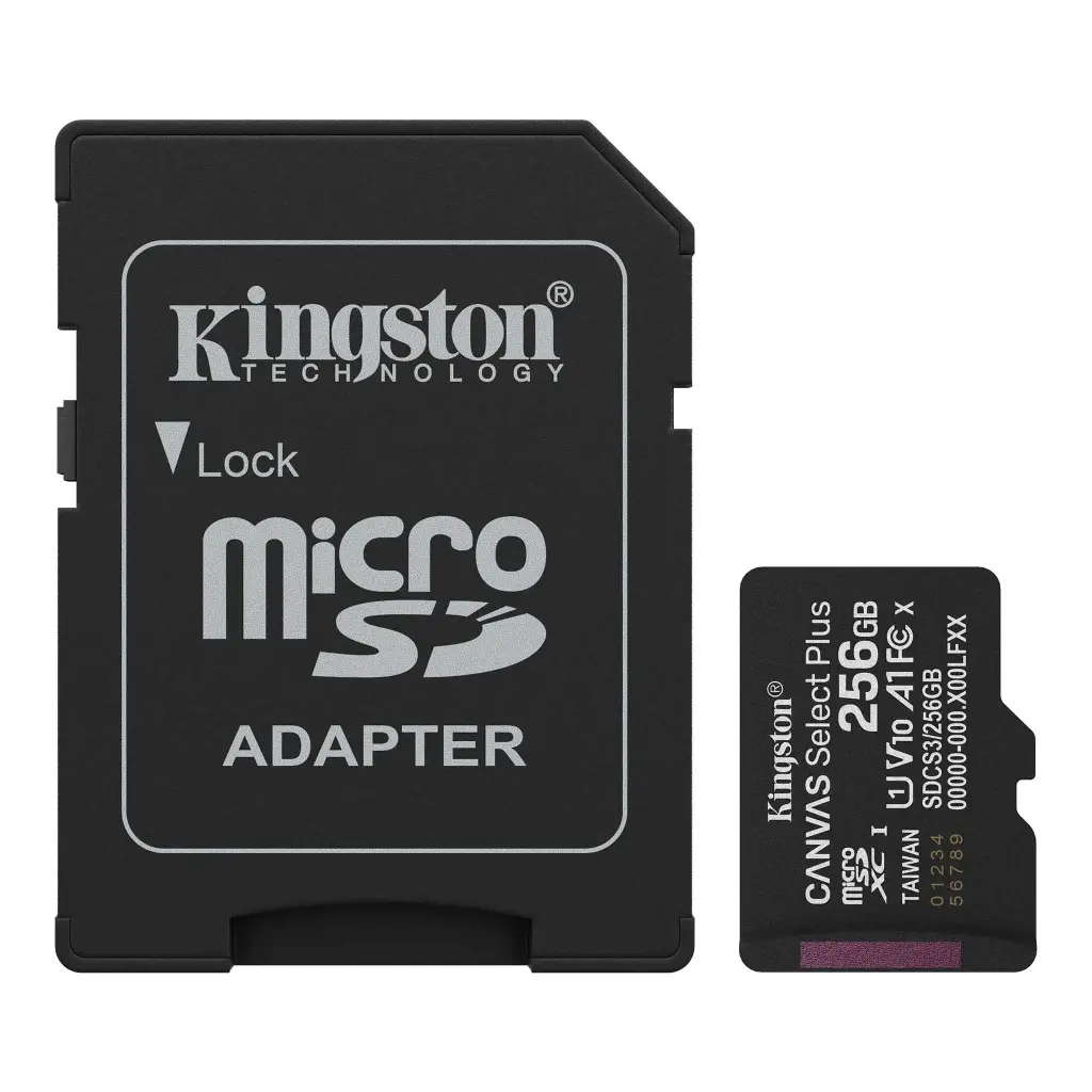 Kingston Micro SD 256GB Canvas Select Plus Gen3 SDCS3/256GB