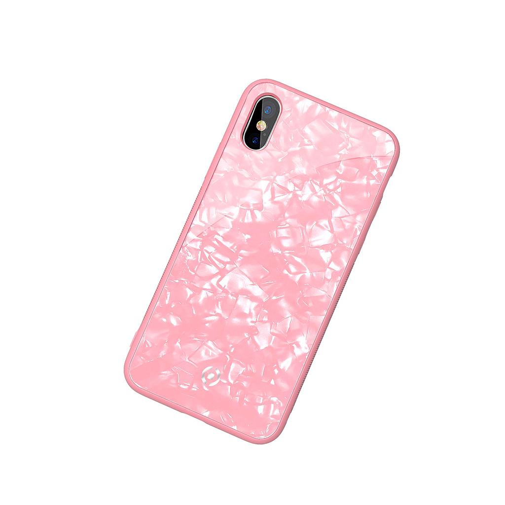 Case Celly iPhone X iPhone Xs pink Pearl PEARL900PK