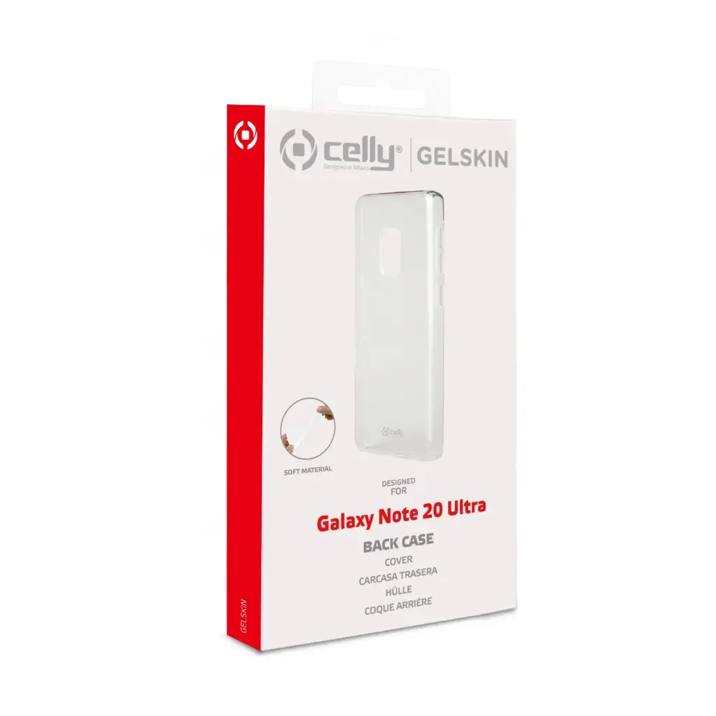 Celly Custodia Samsung Note 20 Ultra 5G TPU Trasparente GELSKIN923