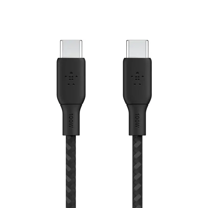 Belkin Cavo Dati Type-C to Type-C 100W 2m In Nylon Black CAB014BT2MBK