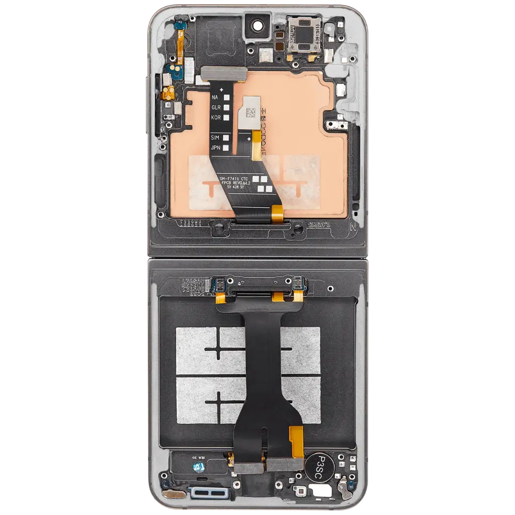 Samsung Display LCD Z Flip 6 5G SM-F741B Inner Silver Shadow GH82-35013A GH82-35014A