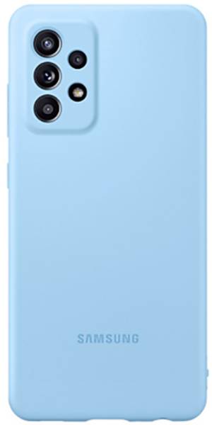 Case Samsung A52, A52 5G silicone cover blue EF-PA525TLEGWW
