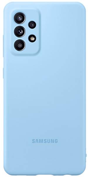 Custodia Samsung A52, A52 5G silicone cover blue EF-PA525TLEGWW