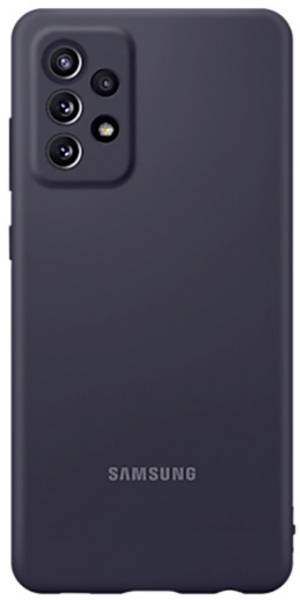 Custodia Samsung A72 silicone cover black EF-PA725TBEGWW