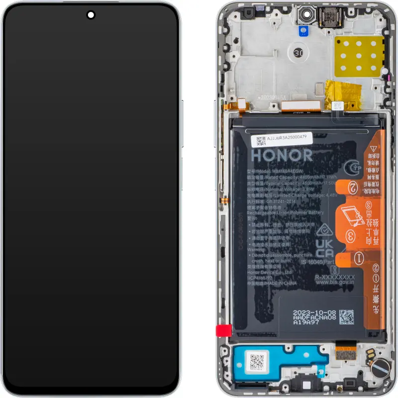 Honor Display LCD Honor 90 Lite X8a Titanium Silver With Battery 0235AEUK